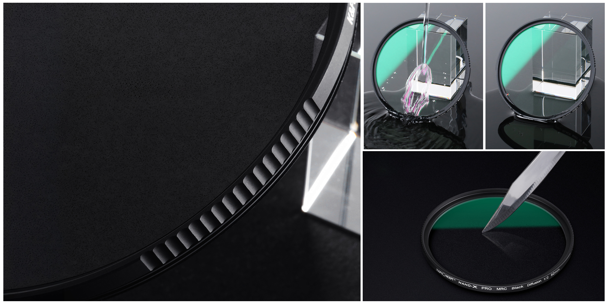 Filtr dyfuzyjny K&F Concept Nano-X MRC Black Mist 1/2 - 82 mm - Japońska jakość premium